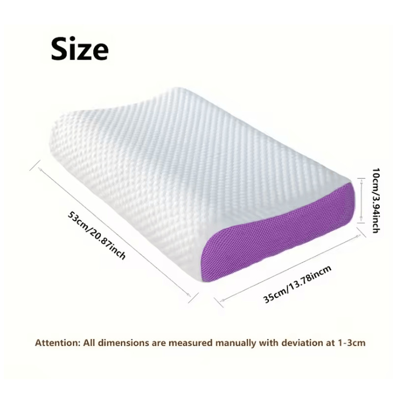 AirRest TPE Cervical Pillow Breathable Washable Neck Support 1