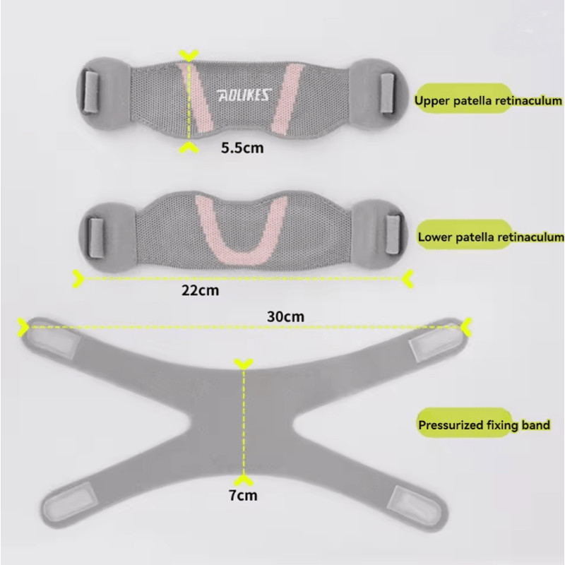 AOLIKES Adjustable Patella Knee Support Strap For Pain Relief And Sports 1