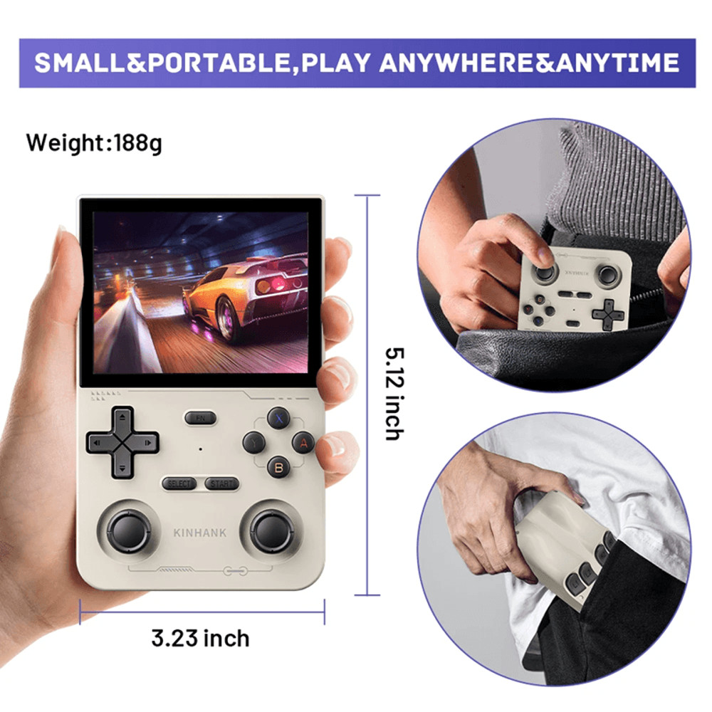 KINHANK K36 Retro Handheld Game Console With IPS Screen And 16000 Games 2