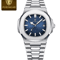 POEDAGAR Luxury Square Mens Watch Stainless Steel Waterproof Quartz Design 6