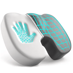 ergonomic memory foam seat cushion for office and home comfort