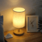 LED Table Lamp With Fabric Shade For Bedroom And Bedside Lighting 0