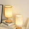 LED Table Lamp With Fabric Shade For Bedroom And Bedside Lighting 1