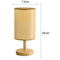 LED Table Lamp With Fabric Shade For Bedroom And Bedside Lighting 2