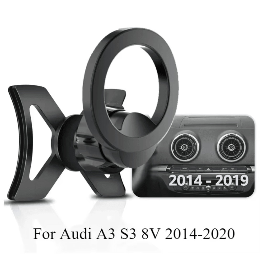 Magnetic Phone Holder For Audi A3 S3 8V Air Vent Mount With Magsafe Support 1