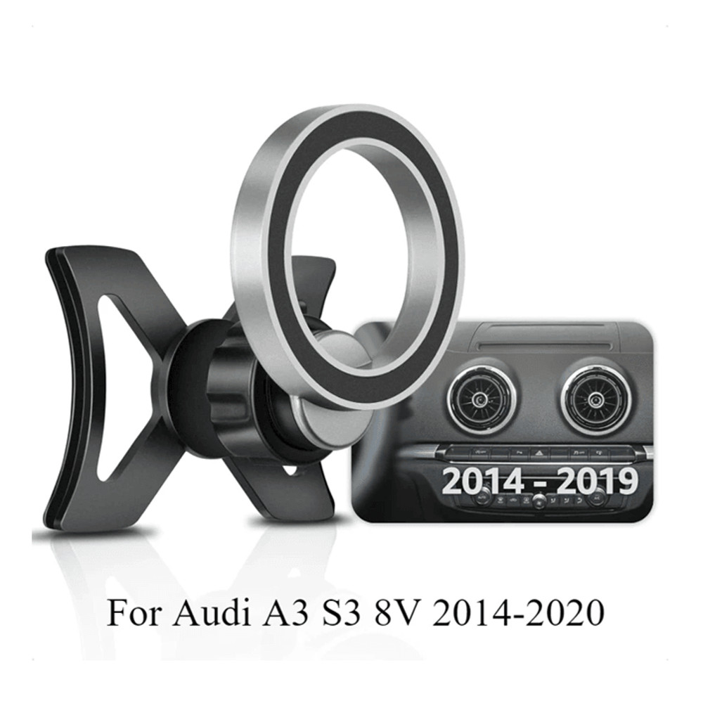 Magnetic Phone Holder For Audi A3 S3 8V Air Vent Mount With Magsafe Support 2