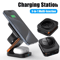 30W 3 In 1 Foldable Magnetic Wireless Charger Stand For IPhone Apple Watch And AirPods 2