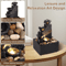 Tabletop Waterfall Fountain With LED Lights For Home And Office Relaxation 3