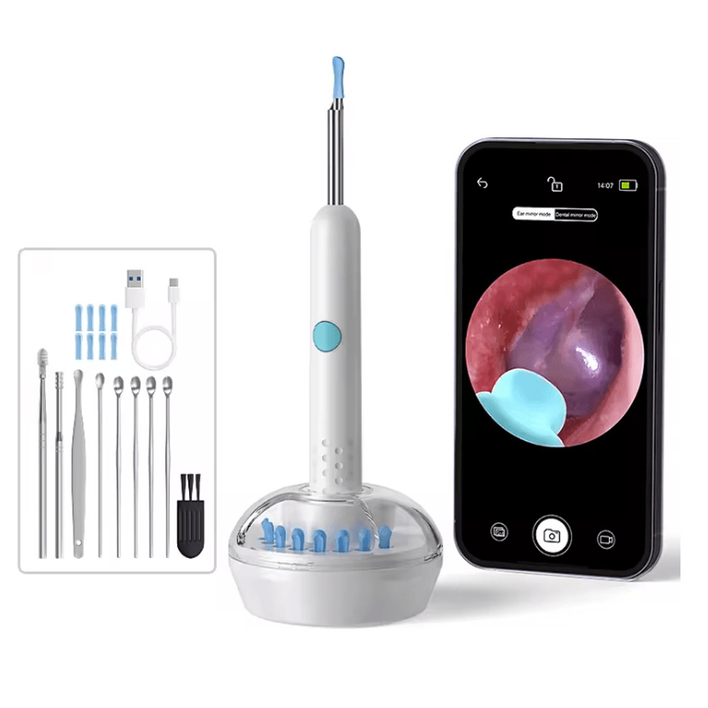 Smart Visual Ear Camera With 1080P HD WiFi Endoscope And Waterproof Ear Cleaner 0