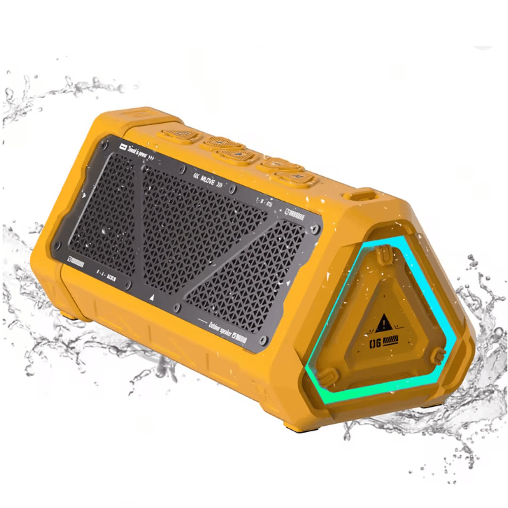 MLOVE P3 Outdoor Bluetooth Speaker With 40W Stereo Sound And RGB Lights 0