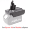 Battery Adapter For Makita Dewalt Milwaukee 18V To Dyson V6 V7 V8 Vacuum Cleaners 3