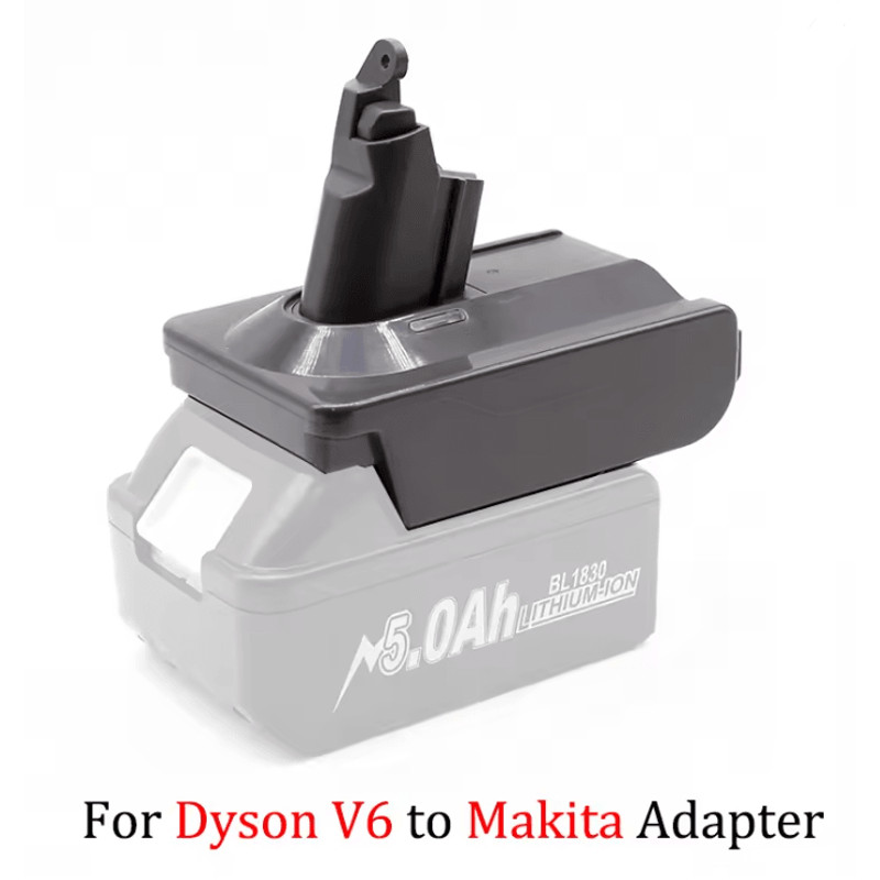 Battery Adapter For Makita Dewalt Milwaukee 18V To Dyson V6 V7 V8 Vacuum Cleaners 3
