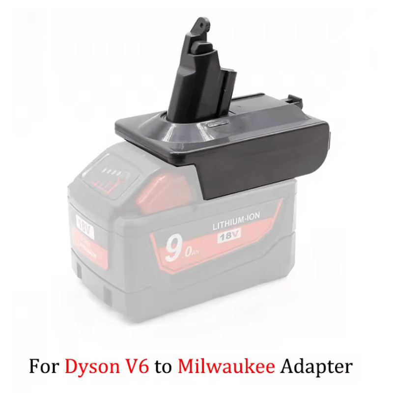 Battery Adapter For Makita Dewalt Milwaukee 18V To Dyson V6 V7 V8 Vacuum Cleaners 4