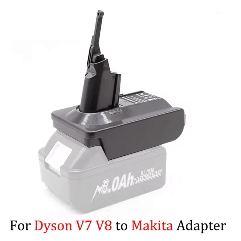 Battery Adapter For Makita Dewalt Milwaukee 18V To Dyson V6 V7 V8 Vacuum Cleaners 6