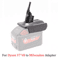Battery Adapter For Makita Dewalt Milwaukee 18V To Dyson V6 V7 V8 Vacuum Cleaners 7