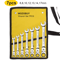 Metric Ratcheting Combination Wrench Set With Flex Head And Carrying Bag 10