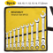 Metric Ratcheting Combination Wrench Set With Flex Head And Carrying Bag 8