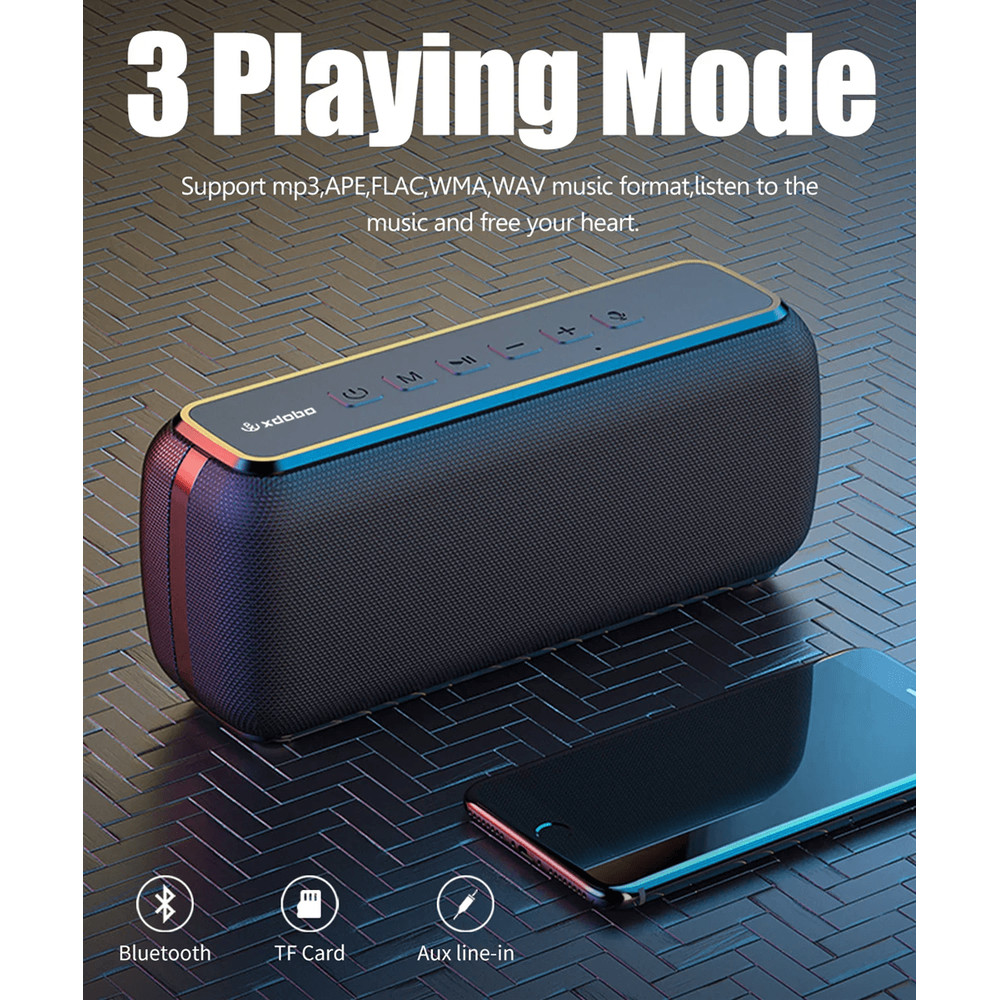 Xdobo X8 II Portable Bluetooth Speaker With 60W Power And Deep Bass 2