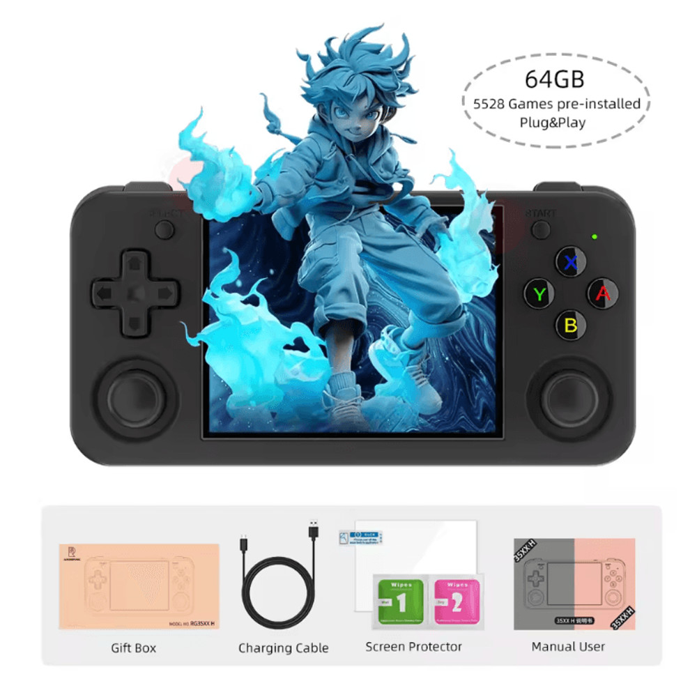ANBERNIC RG35XX H Retro Handheld Game Console With IPS Screen And 5000 Games 3