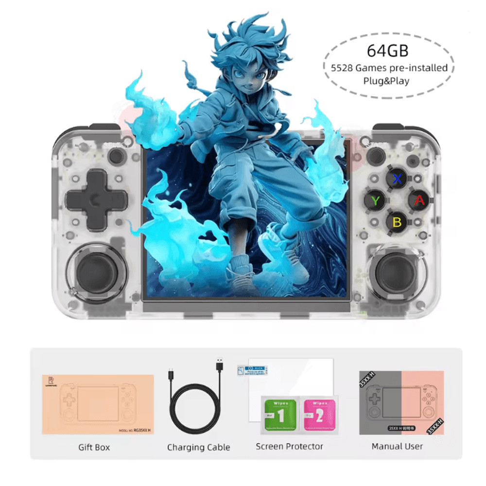 ANBERNIC RG35XX H Retro Handheld Game Console With IPS Screen And 5000 Games 4