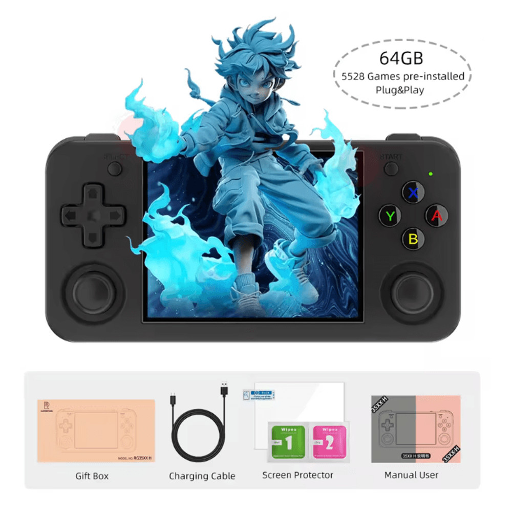 ANBERNIC RG35XX H Retro Handheld Game Console With IPS Screen And 5000 Games 6