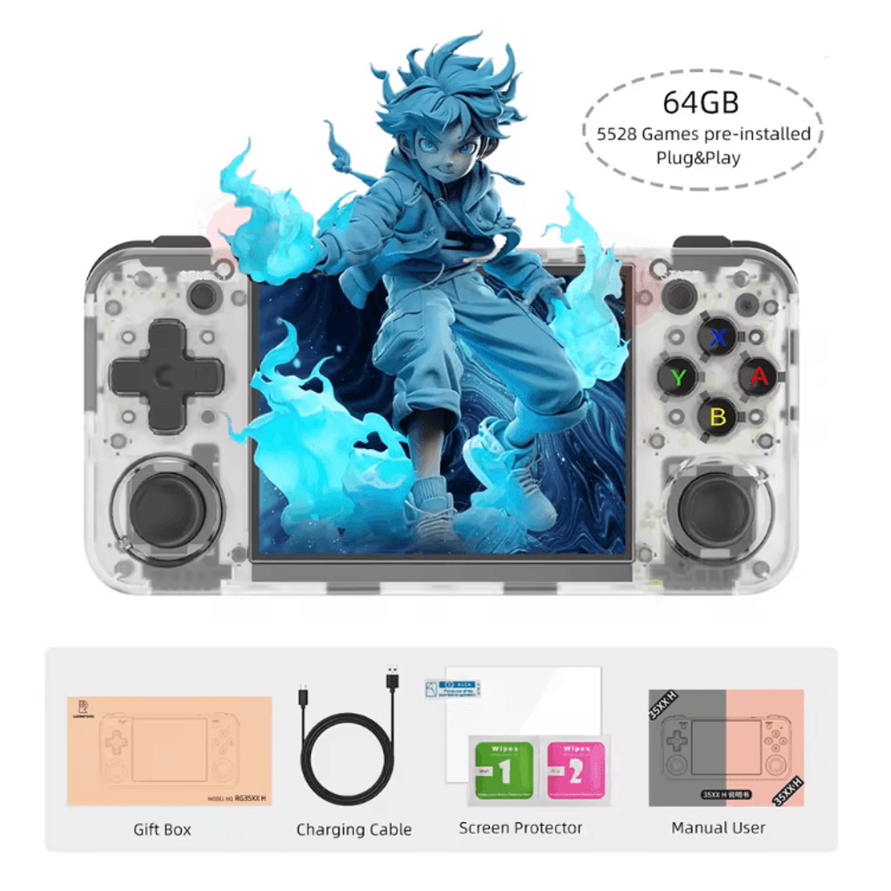 ANBERNIC RG35XX H Retro Handheld Game Console With IPS Screen And 5000 Games 8