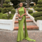 Elegant Ribbon Halter Maxi Dress For Women Backless Sleeveless Party Wear 7