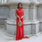 Elegant Ribbon Halter Maxi Dress For Women Backless Sleeveless Party Wear 6