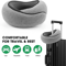 SnailStyle Memory Foam Travel Neck Pillow Support Soft Break Sleep Rest 2
