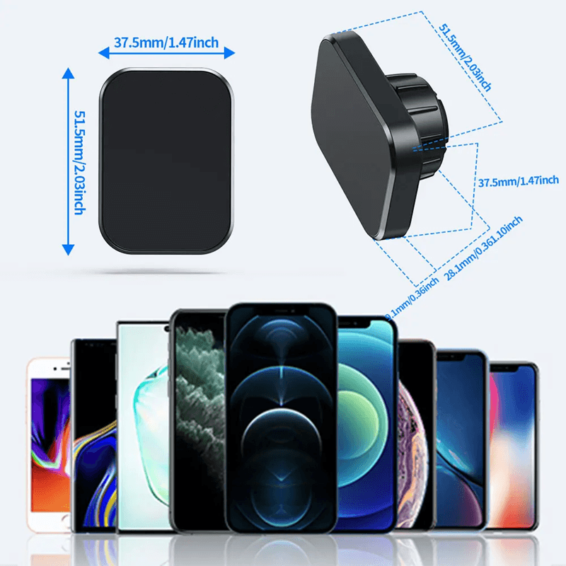 Universal 360 Degree Magnetic Car Vent Phone Holder Powerful 6Magnet Secure Mount 4