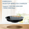 Embedded Fast Wireless Desk Charger Compact Inductive Charging Pad 0