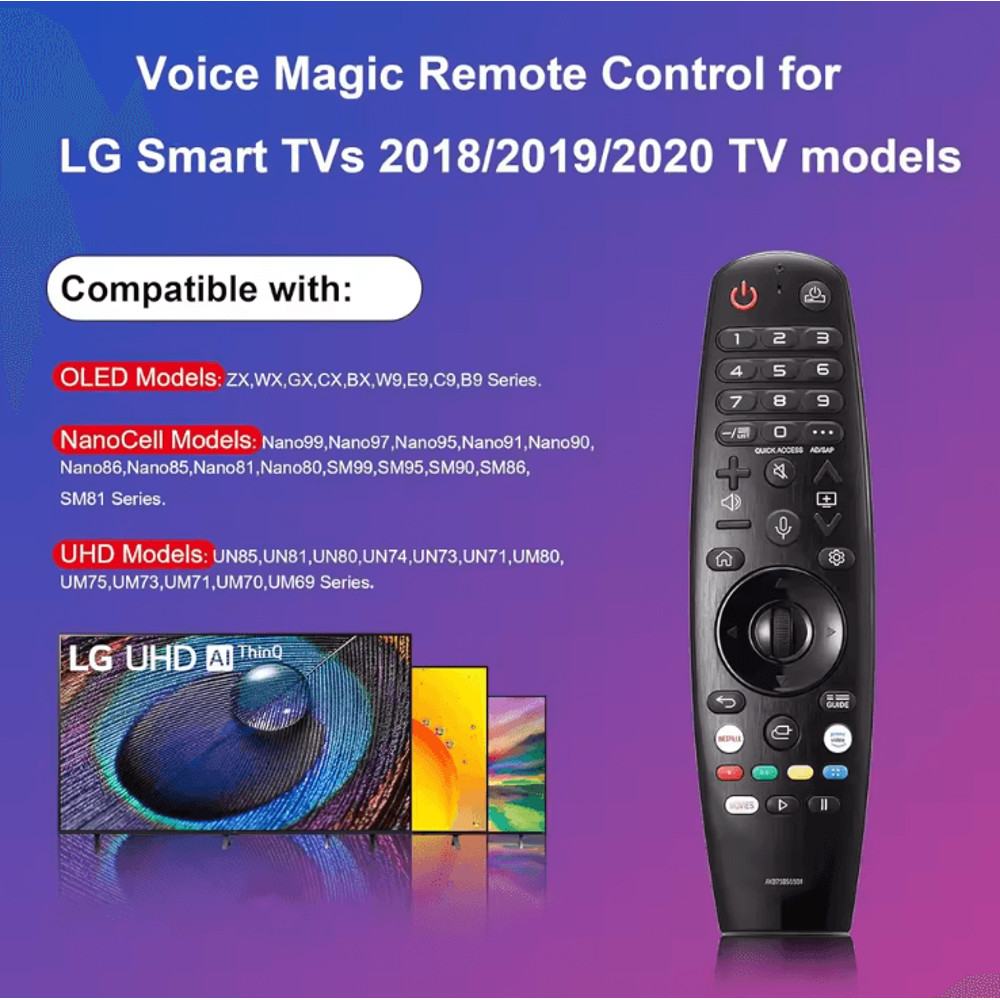 Voice Magic Remote Replacement For LG Smart TVs Universal Remote With Pointer And Voice Function 1
