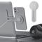 Magnetic Foldable Laptop Side Phone Holder Universal Mount For All Phones 0
