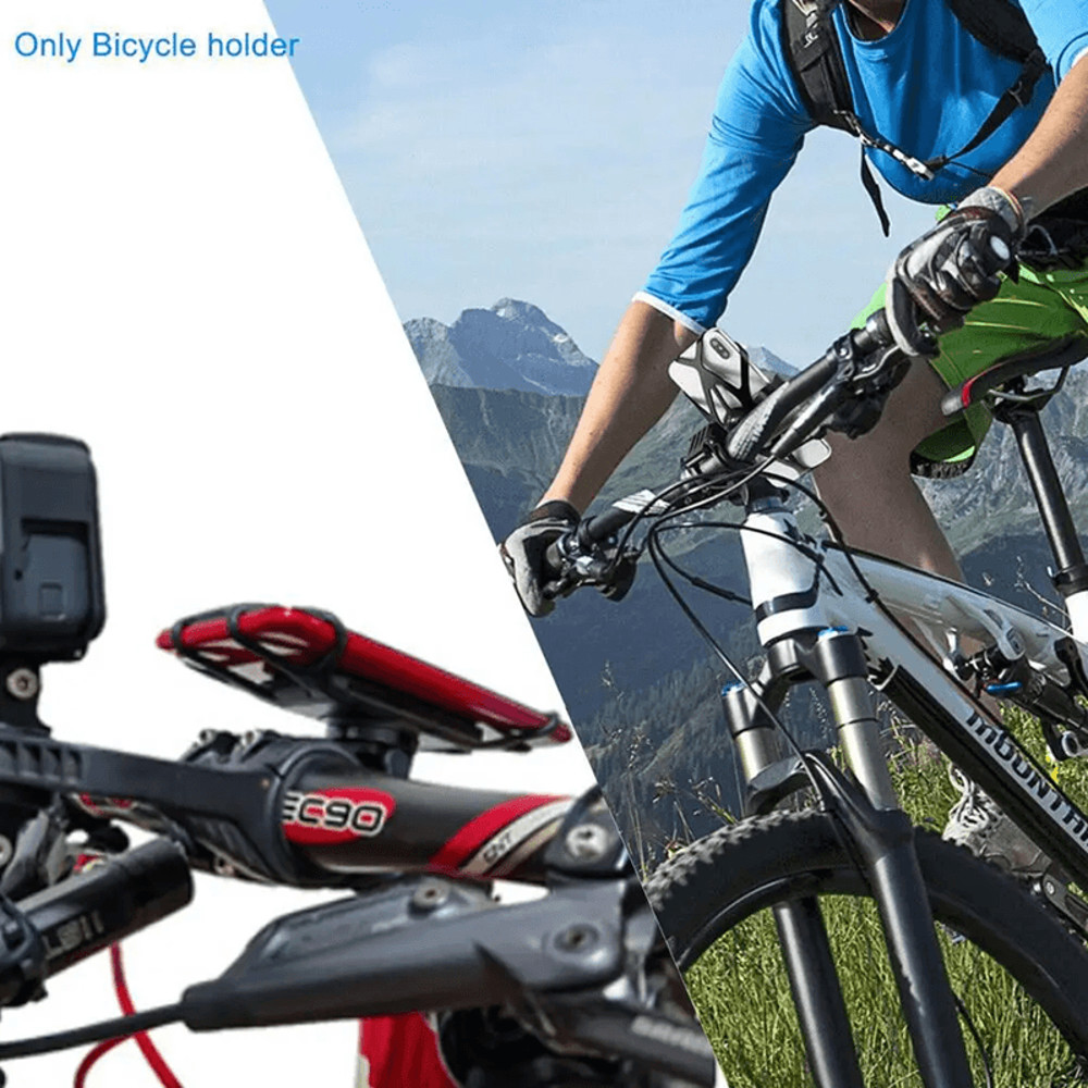 Universal Bike Phone Holder Shockproof Silicone Mount 1