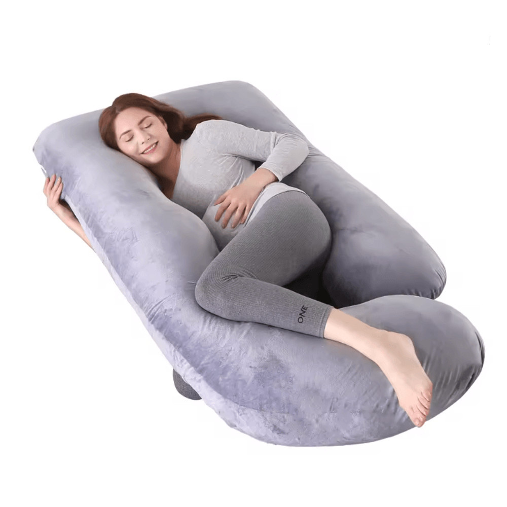 G Shaped Pregnancy Pillow Full Body Maternity Support With Removable Cover 3
