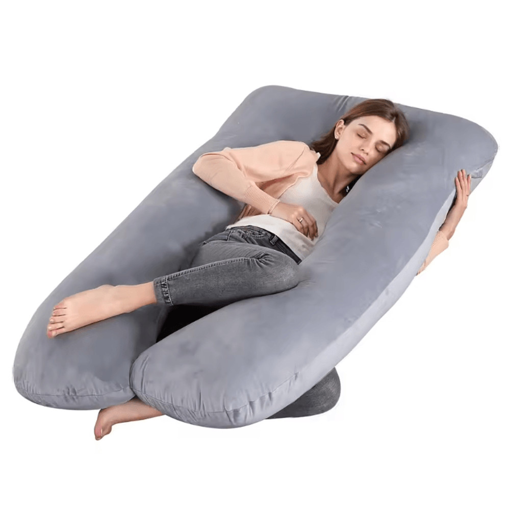 G Shaped Pregnancy Pillow Full Body Maternity Support With Removable Cover 4