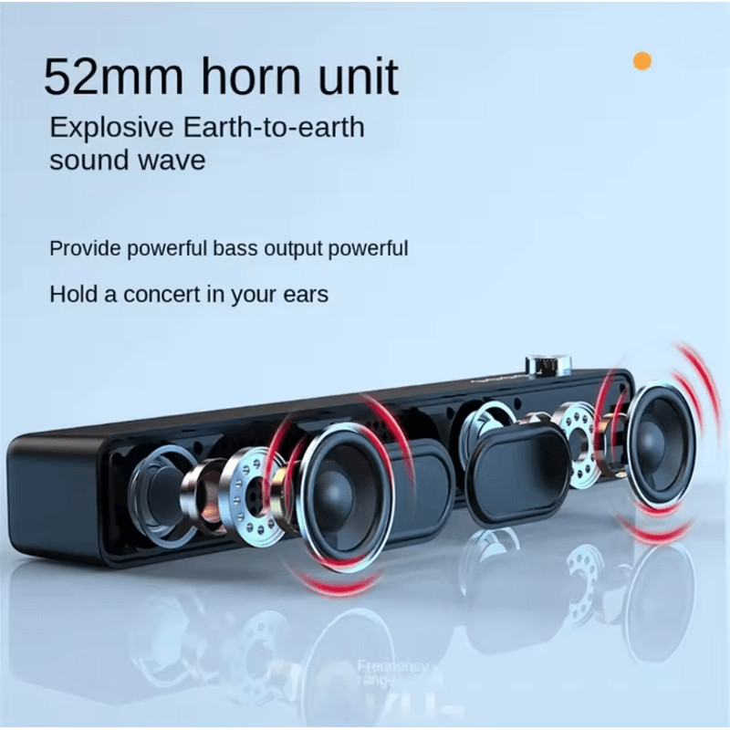Bluetooth Soundbar With Subwoofer Wireless Home Theater Speaker 2