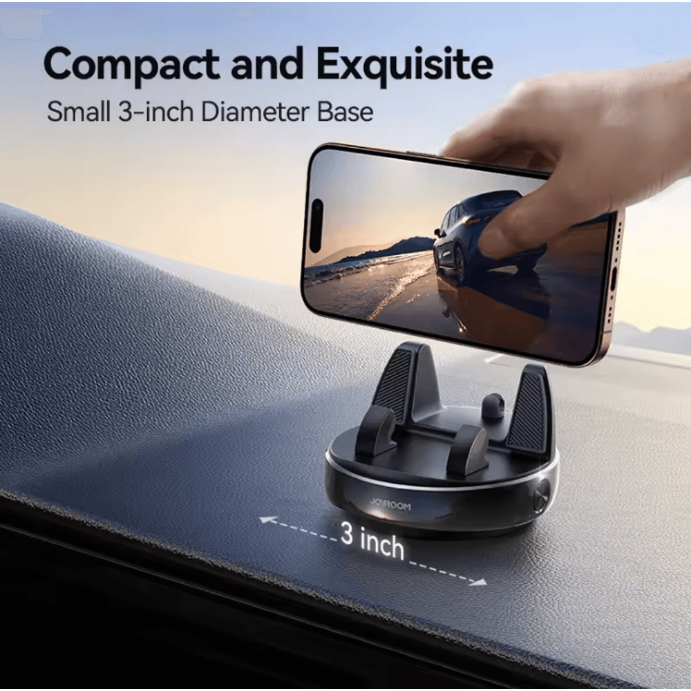 Joyroom Dashboard Car Phone Mount With One Hand Operation And 360 Rotation 1