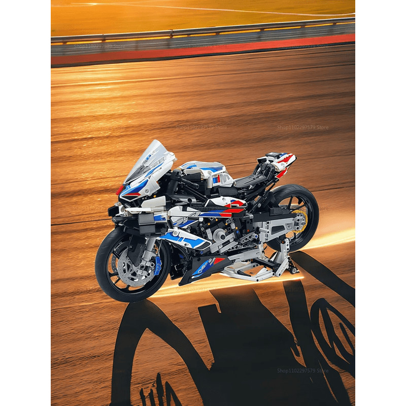 Motorcycle Building Blocks Kit Educational Toy And Model Decoration 1