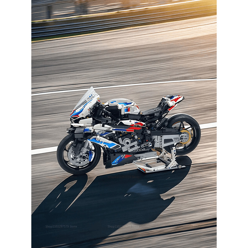 Motorcycle Building Blocks Kit Educational Toy And Model Decoration 2