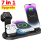 7 In 1 Wireless Charger Stand For IPhone Apple Watch And AirPods 0