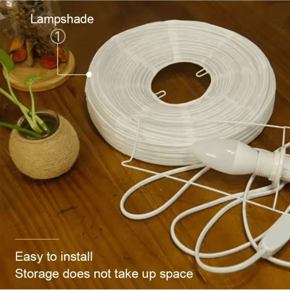 Japanese Lantern LED Table Lamp With Rice Paper Shade For Bedroom Living Room And Study Decor 3