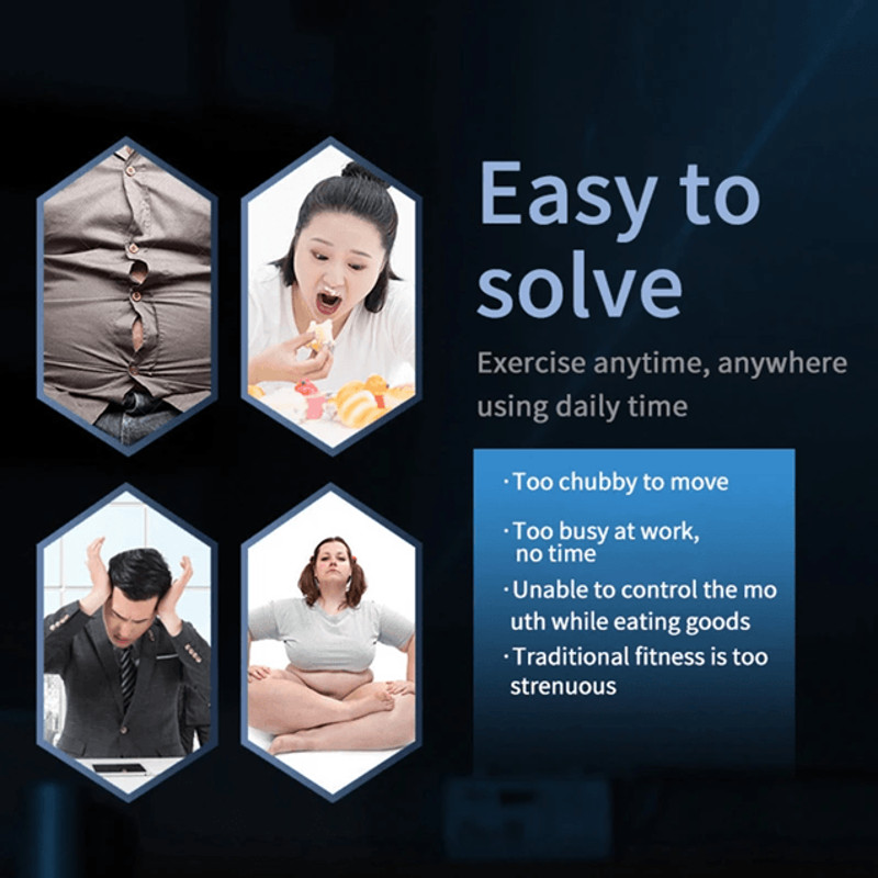 EMS Abdominal Muscle Trainer USB Rechargeable ABS Stimulator Waist Slimming Belt For Fitness And To 3