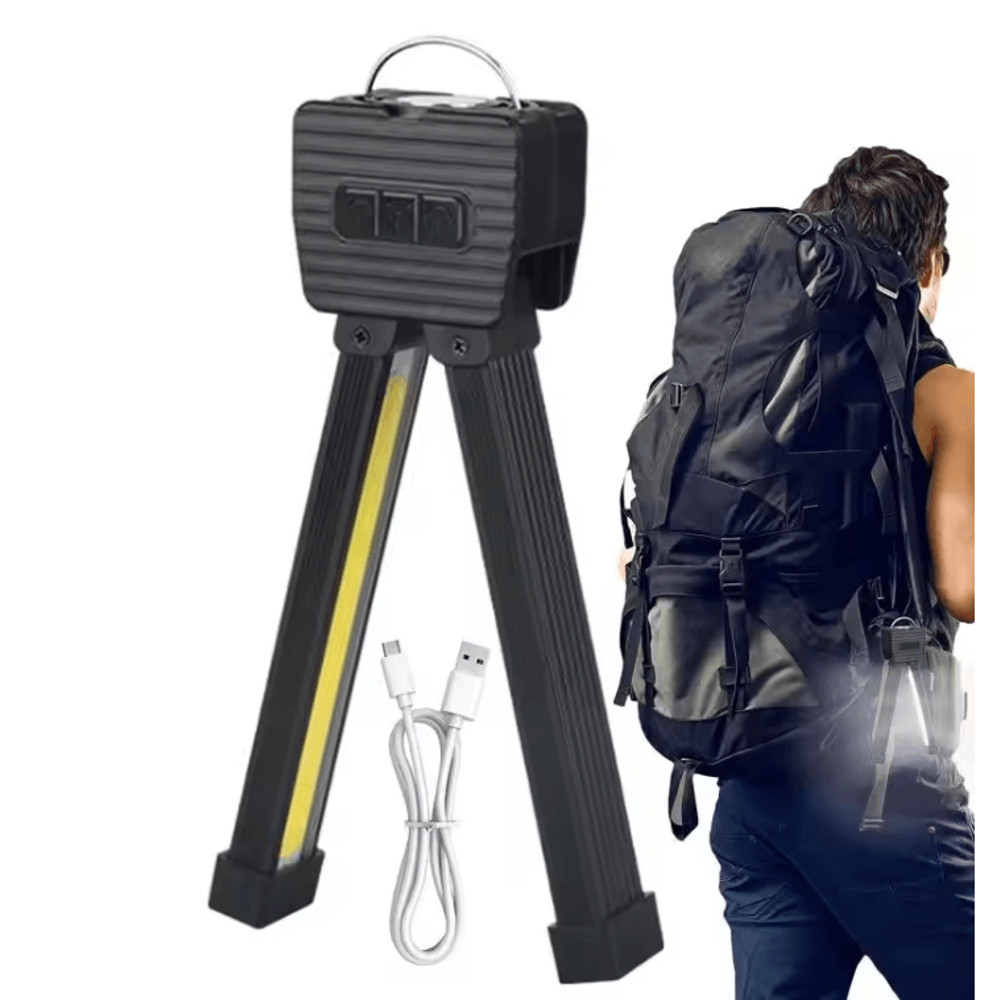 Foldable Magnetic Rechargeable Flashlight With 7 Mode Led Lamp 0