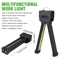 Foldable Magnetic Rechargeable Flashlight With 7 Mode Led Lamp 1