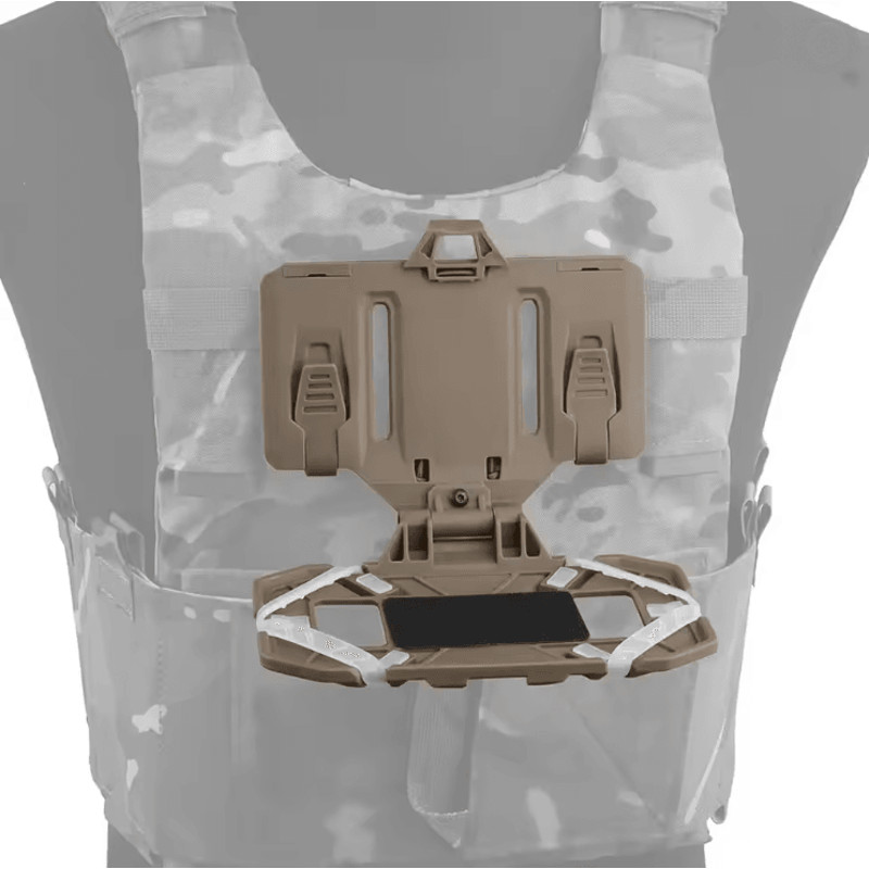 Tactical Molle Phone Holder Chest Rig Mount For Outdoor Navigation And Airsoft Vest 0