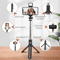 Flexible 360 Degree Selfie Stick Tripod With Wireless Remote And Phone Holder 0