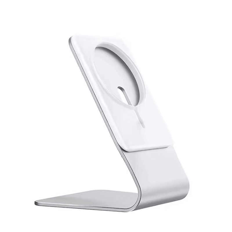 Aluminum Desktop Phone Stand Compatible With Magsafe Charger For IPhone 4