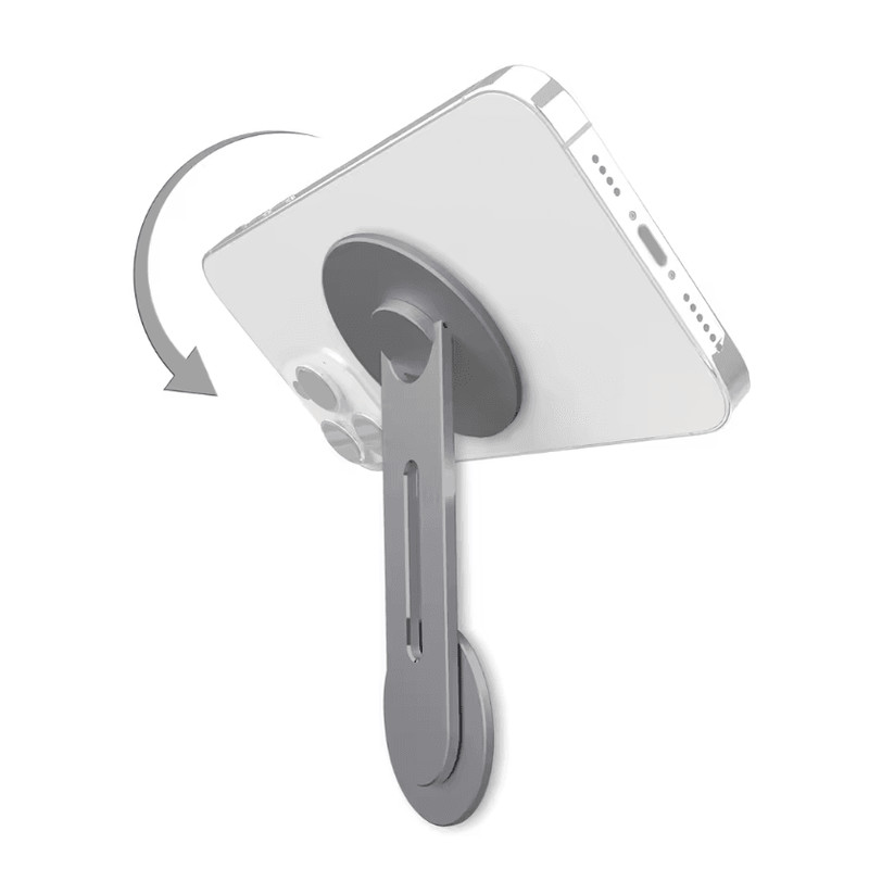 Magnetic Laptop Phone Holder With Adjustable Arm For IPhone And Monitors 2