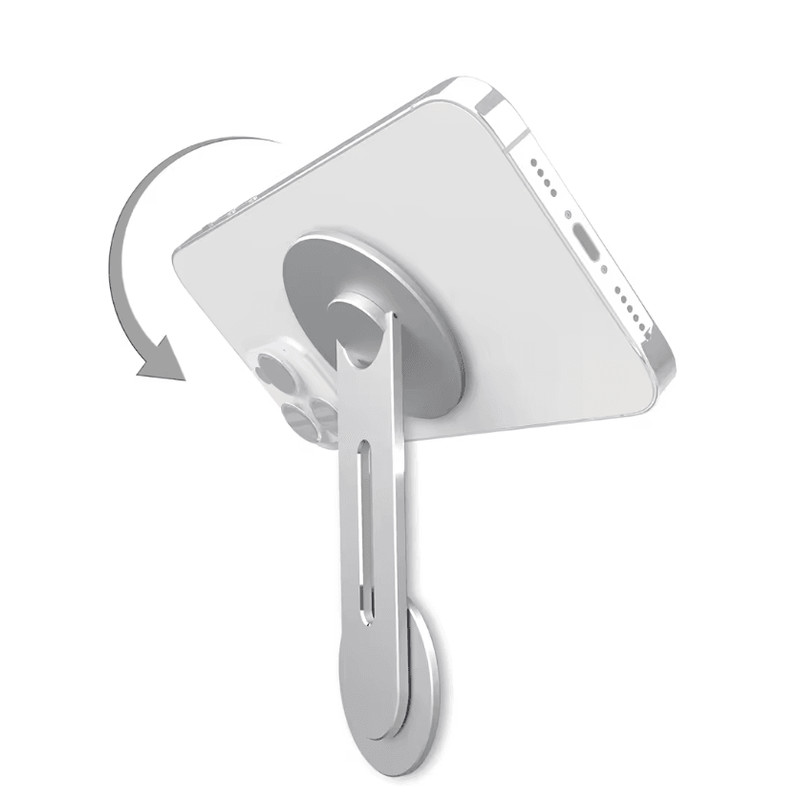 Magnetic Laptop Phone Holder With Adjustable Arm For IPhone And Monitors 4